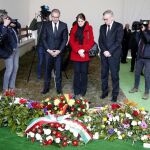 Acto de homenaje para recordar a las víctimas del accidente que se produjo justo hace un año.
