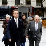 Jordi Pujol y su mujer, Marta Ferrusola, a su llegada a la Audiencia Nacional