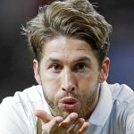 Sergio Ramos celebra un gol