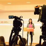 Vilalta en la rueda de Prensa tras la ejecutiva del partido