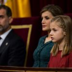 La Princesa Leonor en el Congreso durante la Apertura de XII Legislatura /Foto: Alberto R. Roldán