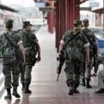 El ejército en las Ramblas