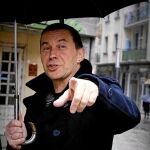Otegi, en las calles de Elgoibar, la semana pasada al día siguiente de salir de prisión