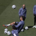 El técnico del Real Madrid, Zinedine Zidane.