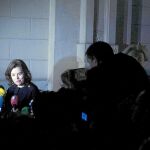 La vicepresidenta, Soraya Sáenz de Santamaría, tras su última reunión con Junqueras en Barcelona el pasado día 10