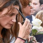 Raquel Sanz, viuda de Víctor Barrio