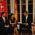 Los Reyes, en la sede del Instituto Cervantes