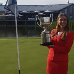 Celia Barquín, con el título de campeona de Europa