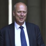Damian Green llega al número 10 de Downing Street.