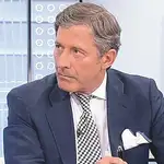 Jesús Álvarez, luciendo un pañuelo en su chaqueta