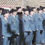 El funeral del policía ayer en Barbastro, al que acudió el ministro del Interior