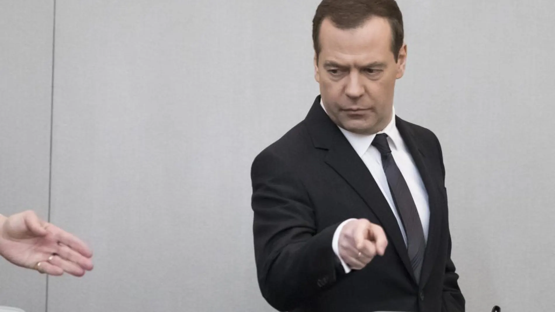 El primer ministro, Dmitri Medvédev