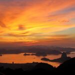 Espectacular amanecer en Río de Janeiro
