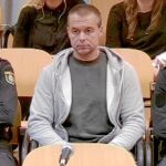 Antonio Ortiz, el presunto «pederasta de Ciudad Lineal», durante la primera sesión del juicio que se celebra en la Audiencia desde el pasado 18 de octubre