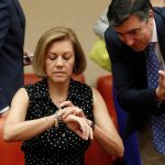 Maria Dolores de Cospedal durante una comisión parlamentaria el año pasado