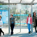 De izquierda a derecha, los portavoces municipales Inés Sabanés, José Luis Martínez-Almeida, Puri Causapié y Begoña Villacís. Foto: Cristina Bejarano