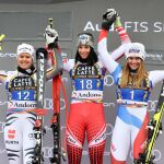 Dominio austríaco en el Descenso femenino