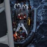 La fragata Canarias ha rescatado al náufrago