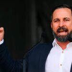 El líder de Vox, Santiago Abascal
