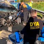 Imagen de uno de los vehículos siniestrados / Foto: DYA BIZKAIA