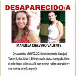 Un año sin saber nada de Manuela Chavero