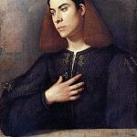 Giorgione pintó entre los años 1508 y 1510 esta obra maestra, conocida hoy como «retrato de un joven»