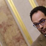El portavoz del grupo parlamentario socialista en el Congreso de los Diputados, Antonio Hernando