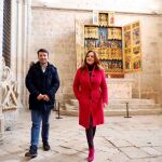 Silvia Clemente visita junto a José Antonio González Poncela el Real Monasterio de Santa Clara