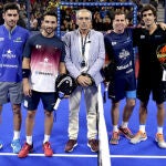 Los cuatro integrantes de la final