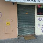 Las pintadas contra Vox / Foto: La Razón