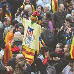 Manifestación por la huelga general del pasado 8 de noviembre de 2017, que la Intersindical-CSC secundó
