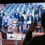 Muñoz y Del Nido, durante una de las sesiones del juicio