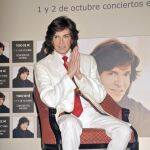 El artista de Alcoy, durante la presentación de la gira «Todo de mí», en Madrid