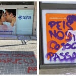 Ataques a las sedes de PP y Ciudadanos en Barcelona