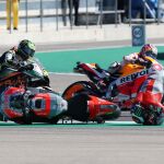 Momento de la caída de Jorge Lorenzo/Foto: Reuters