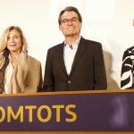 Artur Mas y Joana Ortega e Irene Rigau