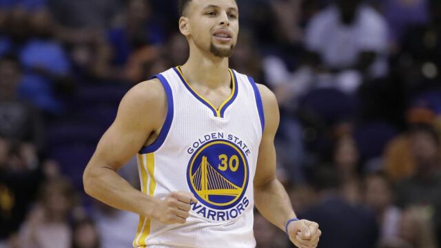 Stephen Curry durante el encuentro