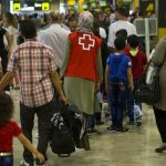 Llegada al aeropuerto Adolfo Suárez-Madrid Barajas de un grupo de 33 refugiados de nacionalidad siria provenientes de Líbano el año pasado