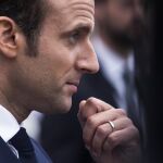 El presidente de Francia Emmanuel Macron