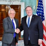 José Borrell y Mike Pompeo