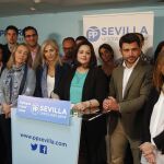 Virginia P&eacute;rez, en la presentaci&oacute;n de su candidatura