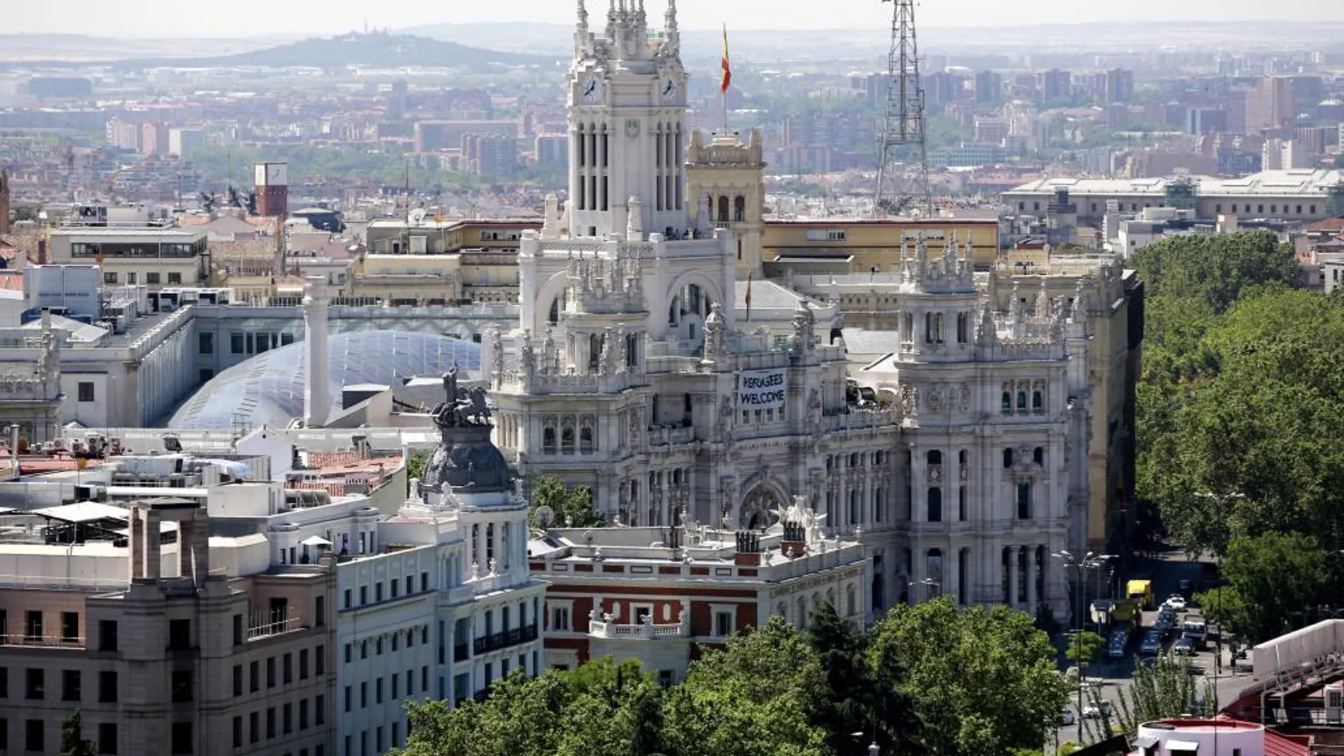 Palacio de Cibeles, donde se ubica el Ayuntamiento de Madrid
