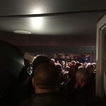El mitin de Susana Díaz en San Juan de Aznalfarache fue reventado por los taxistas radicales / Foto: EP
