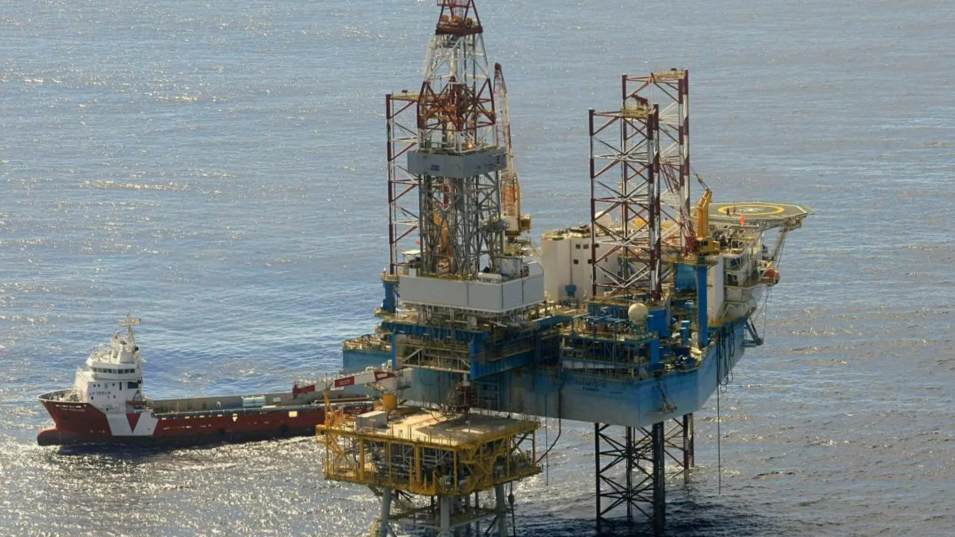 Plataforma del almacén subterráneo de gas natural del Proyecto Castor/Efe