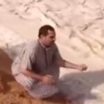 Un misterioso río de granizo recorre el desierto saudí