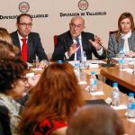 El presidente de la Diputación de Valladolid, Jesús Julio Carnero, presenta el Plan de Márketing Turístico