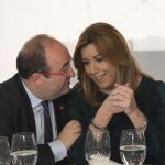 Susana Díaz con Miquel Iceta