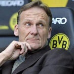Hans Joachim Watzke, durante un partido