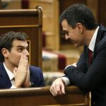 Sánchez y Rivera en el Congreso