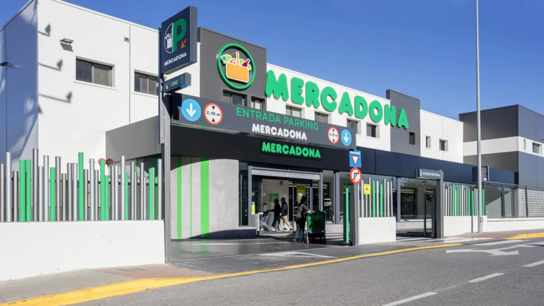 Fachada de Mercadona